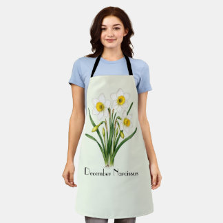 Narzissenblumen im Dezember Schürze