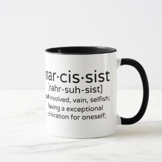 Narzisstische Definition Tasse