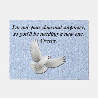 Narzisstist und verlässt individuell anpassbare Do Fußmatte