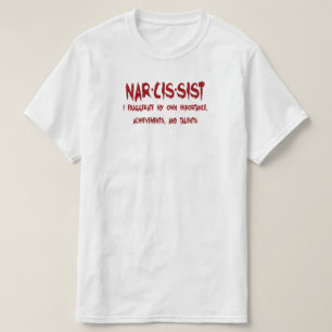 Narzisstististische Definition mit Spaß T-Shirt