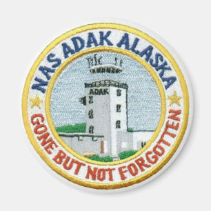 NAS Adak Magnet "Gone but not Vergessen"