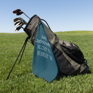 NAS Jacksonville Latitude Longitude  Golfhandtuch