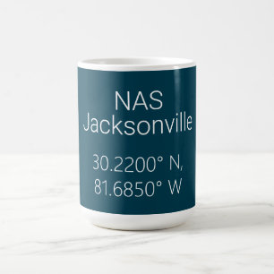 NAS Jacksonville Latitude Longitude Kaffeetasse