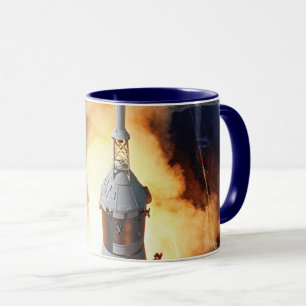 NASA Apollo 11 Moon Landing Rocket Launch Tasse