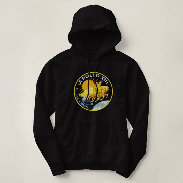 Nasa Apollo 13 Apollo's 50. Jahrestag.png Hoodie (Design vorne)