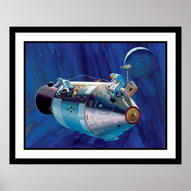 NASA Apollo 15 Command Service Module Kunstwerk Poster (Vorne)