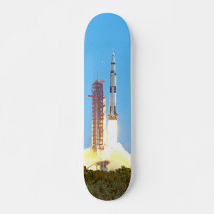NASA Apollo 16 Saturn V Raketenstart Skateboard