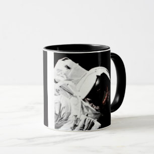 NASA Apollo 17 Astronaut Schwarz und Weiß Tasse
