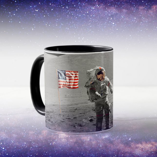 NASA Apollo 17 lunar landing mission, 1972 Tasse (Von Creator hochgeladen)