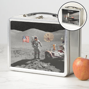 NASA Apollo 17 Mond-Rover, 1972 Metall Brotdose