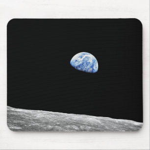 NASA Apollo 8 Earthrise Mond Lunar Orbit Foto Mousepad