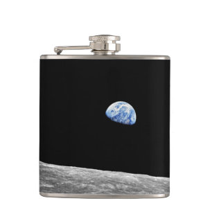 NASA Apollo 8 Earthrise Moon Lunar Orbit Foto Flachmann