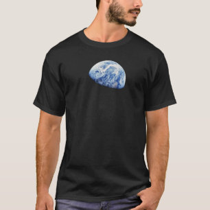 NASA Apollo 8 Earthrise Moon Lunar Orbit Foto T-Shirt