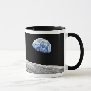 NASA Apollo 8 Earthrise Moon Lunar Orbit Foto Tasse