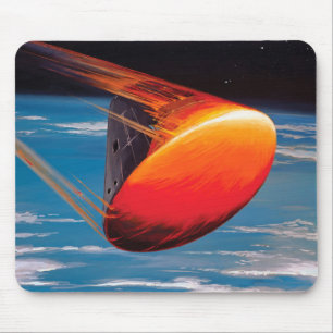 NASA Apollo Kommandomodul Raumkapsel Kunstwerk Mousepad