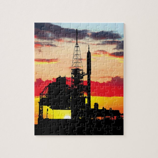 NASA Ares IX Raketenstart Prototyp Puzzle (Vertikal)