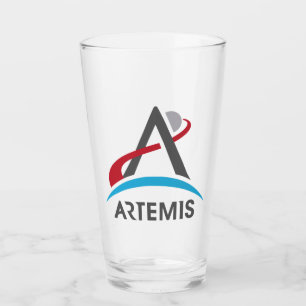 NASA Artemis-Programm-Logo Mars 2024 Astronaut Glas