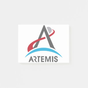 NASA Artemis-Programm-Logo Mars 2024 Astronaut Post-it Klebezettel