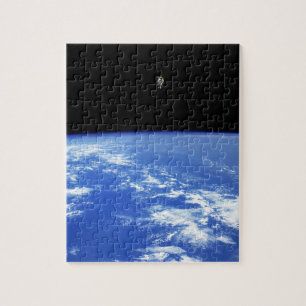 NASA Astronaut Jetpack Spacewalk Earth Orbit Foto Puzzle
