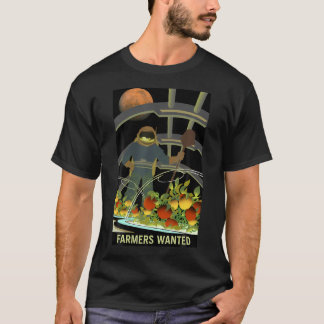 Nasa-Bauern Gewollt auf Mars T-Shirt