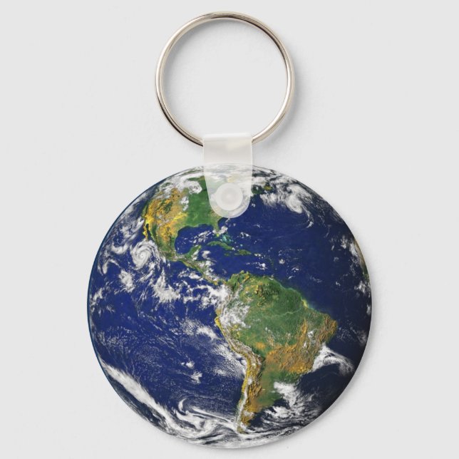 Nasa blue marble earth keychain schlüsselanhänger (Vorderseite)