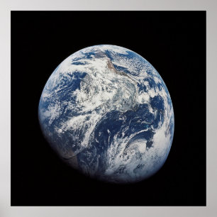 NASA/Erdblick vom Mond Poster