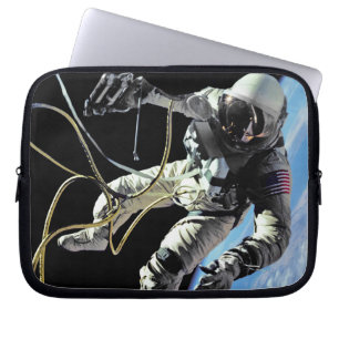 NASA Erstes amerikanisches Astronautenspaziergänge Laptopschutzhülle