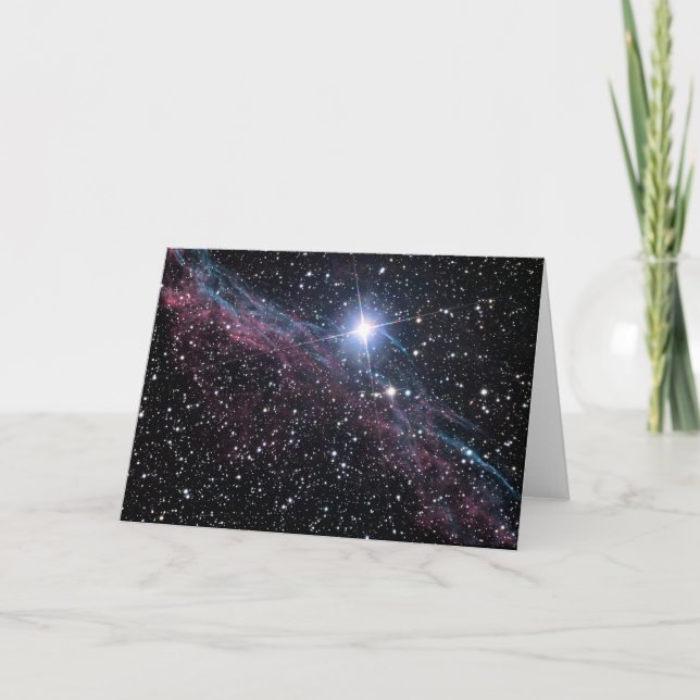 NASA ESA Veil nebula Karte (Vorderseite)