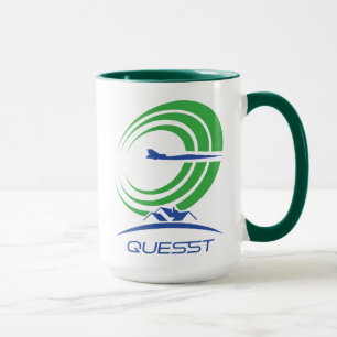 NASA-Fragezeichen Supersonic Green Trim Tasse