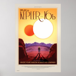 NASA Future Travel Poster - Entspannen Sie sich au