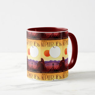 NASA Future Travel Poster - Entspannen Sie sich au Tasse