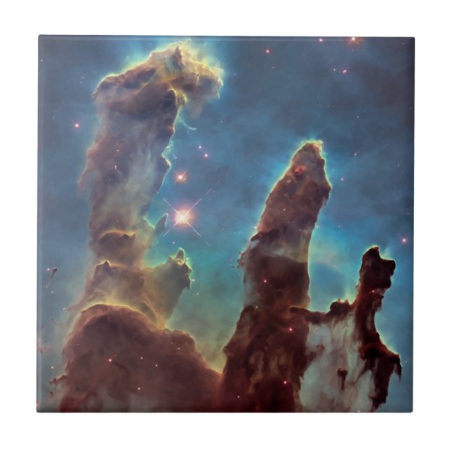 NASA Hubble Telescope Foto PIllars of Creation Fliese (Vorderseite)