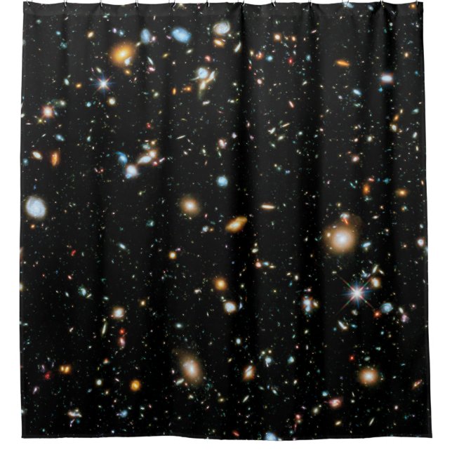NASA Hubble Ultra Deep Field Galaxien Duschvorhang (Vorderseite)
