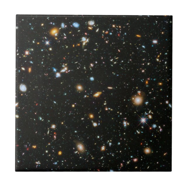 NASA Hubble Ultra Deep Field Galaxien Fliese (Vorderseite)