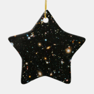 NASA Hubble Ultra Deep Field Galaxien Keramikornament