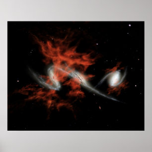 NASA im Herzen von Blobs Poster