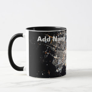 NASA ISS Space Station Foto Winnipez am Abend Tasse