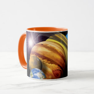 NASA JPL Montage der Planeten des Sonnensystems We Tasse