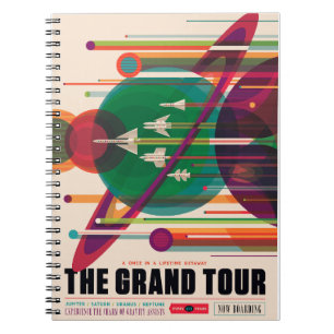 NASA/JPLSs Retro Space Poster Notizblock