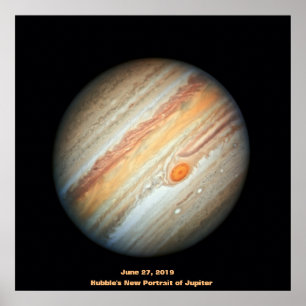 NASA / Jupiter / Hubbles neues Portrait des Jupite Poster