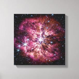 NASA JWST Wolf-Rayet-Stern WR 124 Leinwanddruck