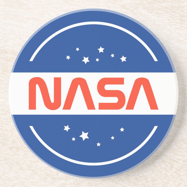 NASA-Logo-Kunst Getränkeuntersetzer (Vorne)