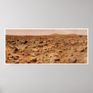 NASA-Mars Landschaft Zwillingsspitzen Poster