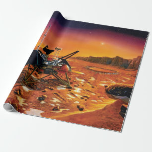 NASA Mars Polar Lander Künstler Konzept Kunstwerk Geschenkpapier