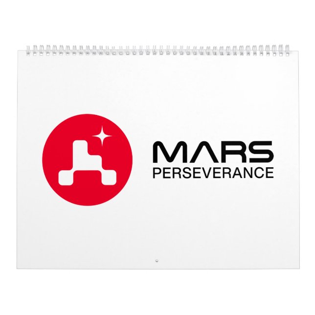 NASA-Mars - Rover-Logo-Rocket weiß Kalender (Titelbild)