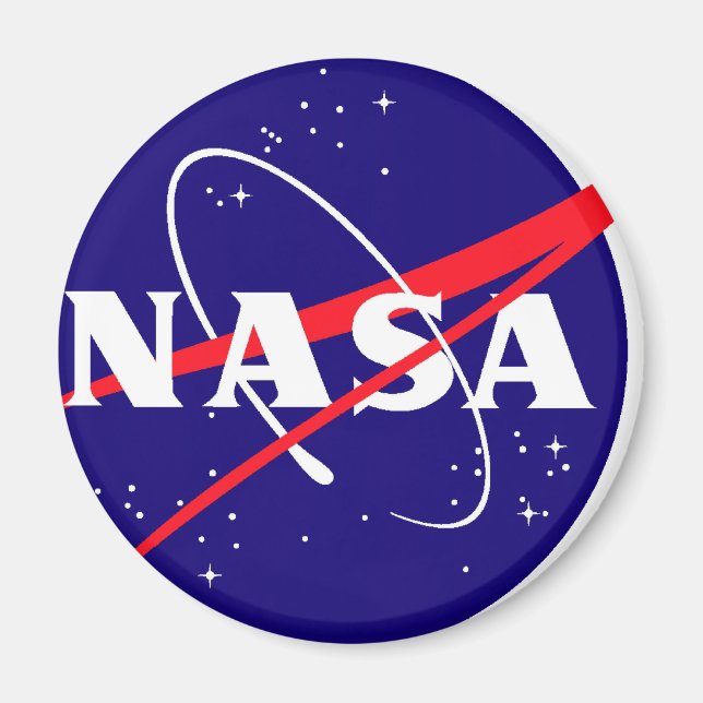 NASA Meatball-Logo Magnet (Vorne)