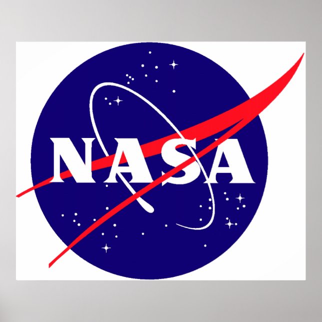 NASA Meatball-Logo Poster (Vorne)