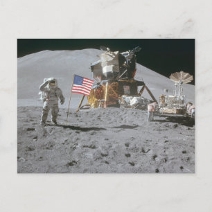 Nasa Moon Landing Apollo 15 Mondmodul 1971 Postkarte