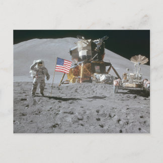 Nasa Moon Landing Apollo 15 Mondmodul 1971 Postkarte