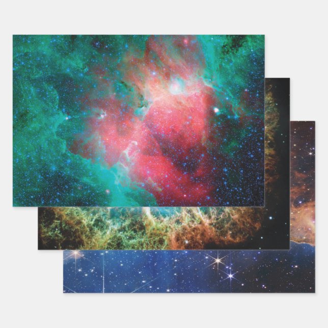NASA-Nebula-Fotos Geschenkpapier Set (Set)